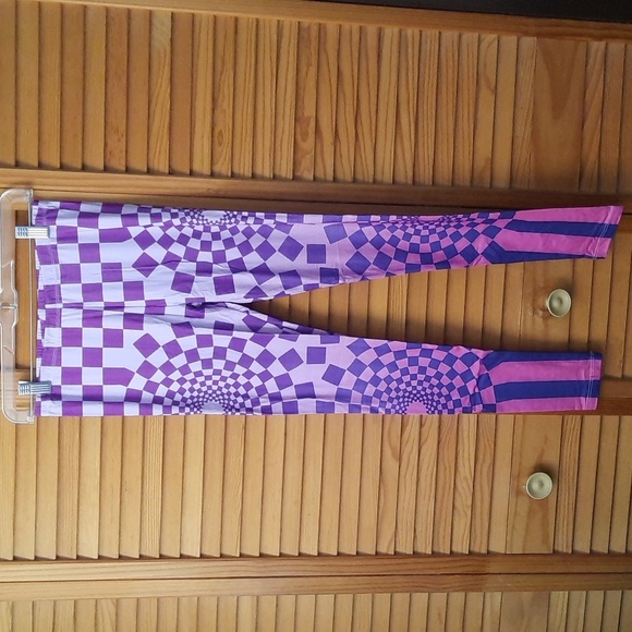 Legging Army Sublimation Series Checkered Cheshire Purple Legging One Size 3-9 - Picture 1 of 6